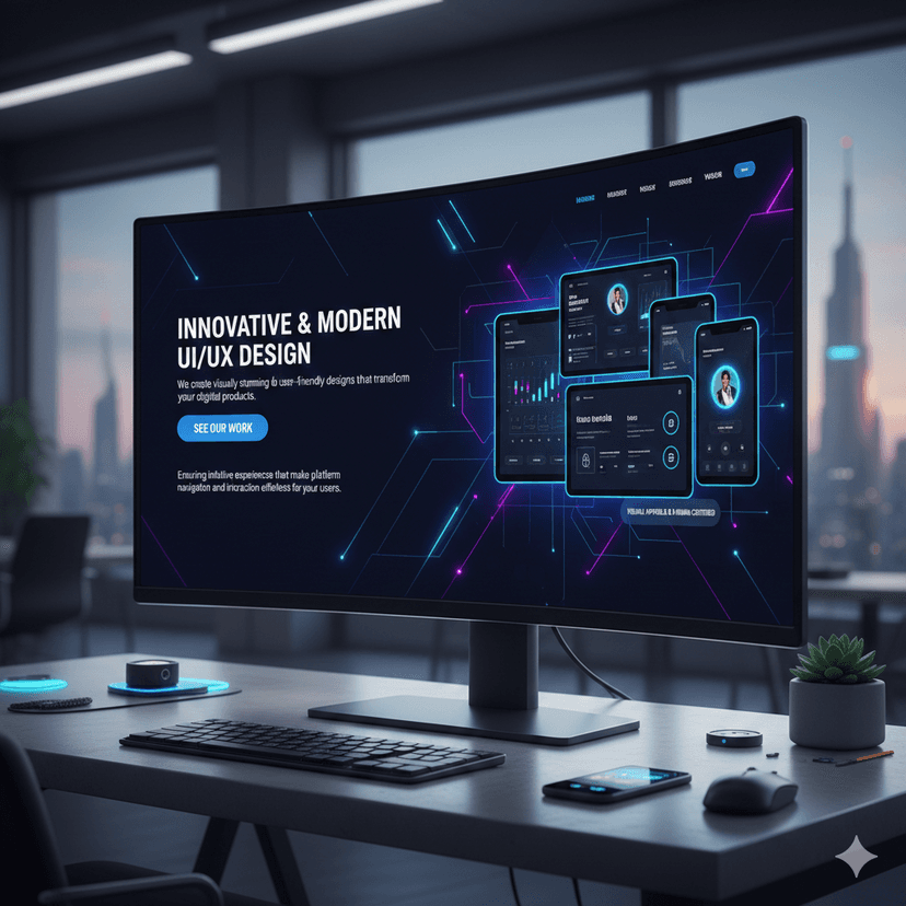Innovative and Modern UI/UX Design