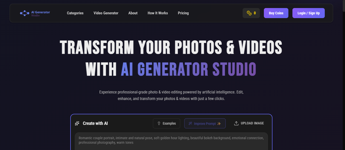 AI Generator Studio preview